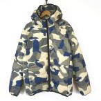 YONGDUOSITE жакет с хлопком pa меховой блузон камуфляж рисунок капот Zip выше XL многоцветный большой размер женский 