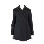 Non Dude пальто тренчкот с хлопком нейлон Zip оборудование орнамент M чёрный черный женский 