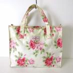 ショッピングキャスキッドソン キャスキッドソン Cath Kidston バッグ トートバッグ ナイロン 花柄 PVC コーティング アイボリー 赤 ピンク 緑 レディース