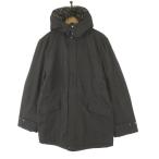  Louis автомобиль b long LOUIS CHAVLON пальто жакет нейлон с хлопком мех капот Zip выше LL угольно-серый большой размер мужской 