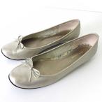  режим kaoliMODE KAORI балетки туфли-лодочки лента натуральная кожа 23.5cm жемчуг Gold обувь обувь обувь женский 