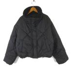 tomber du ciel тонн bete. shell жакет блузон с хлопком боа воротник короткий box Silhouette Zip выше M чёрный черный 