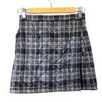  Marie Claire спорт Golf юбка двусторонний нейлон с хлопком стеганое полотно LAP способ проверка Logo F серый чёрный темно-серый 