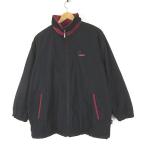  head HEAD жакет блузон водоотталкивающий нейлон с хлопком с изнанки флис Logo вышивка Zip выше воротник-стойка L чёрный черный бордо 