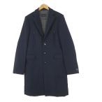  The лама nZARA MAN пальто Пальто Честерфилд шерсть . Zip карман S темно-синий темно-синий мужской 