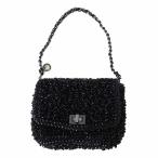 アンテプリマ ANTEPRIMA ワイヤーバッグ ルッケット LUCCHETTO ミニ ハンドバッグ ショルダーポーチ クラッチ 黒 ブラック 美品