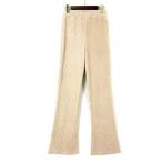 ディーホリック DHOLIC パンツ コーデュロイ イージー フレアパンツ  L ベージュ レディース