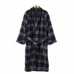  мужской ka Ricci OSCARICH свободная домашняя одежда пальто одежда для дома часть магазин надеты шерсть tartan проверка Logo вышивка M темно-синий темно-синий серый мужской 