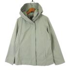 シップス SHIPS カラーズ Colors フードカラー ショート コート ジャケット ブルゾン ジップアップ M くすみグリーン 美品 レディース
