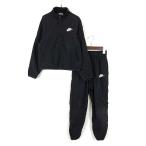  Nike NIKE верх и низ в комплекте нейлон YTH NSW QZ hybrid u-bnto Lux -tsu. способ обратная сторона сетка жакет брюки-джоггеры 140 чёрный 