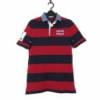  Polo Ralph Lauren POLO RALPH LAUREN переиздание RL93 Rugger рубашка рубашка-поло короткий рукав олень. . Logo вышивка XS красный красный темно-синий темно-синий мужской 
