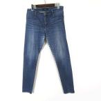 23区 オンワード樫山 denim デニムパンツ ソフト ジーンズ スリム ストレッチ ウォッシュ加工 L 40 インディゴブルー レディース