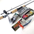 シマノ SHIMANO エアノス AERNOS 2000 スピニングリール スピニングロッド ルアー 5個 セット 美品 バス釣り 渓流 フィッシングセット