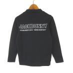  Pearly Gates PEARLY GATES Jack ba колено Jack Bunny Golf рубашка mok шея BOX двусторонний Logo длинный рукав 130cm чёрный черный 