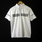  Adidas adidas Golf рубашка-поло dry . вода скорость . Logos Lee полоса s. какой . рисунок короткий рукав M белый белый светло-серый чёрный 