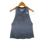  Reebok Reebok майка tops dry сетка Logo скорость wik. вода скорость .2XS. серый маленький размер спортивная одежда 
