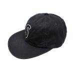 シュプリーム SUPREME ☆AA★ キャップ SLogo 6-Panel Cap Sロゴ 帽子 コットン アジャスター バック F 黒 ブラック C03070 メンズ【中古】【ベクトル 古着】