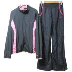  Nike NIKE выставить спорт одежда нейлон серия обратная сторона tricot сетка жакет брюки Logo S L чёрный розовый #GY09 X женский 