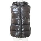 デュベティカ DUVETICA 01466969 ダウンベスト フード ジップアップ ナイロン 40 M相当 茶 ブラウン X レディース