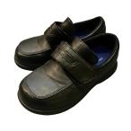 olientaru трафик ORIENTAL TRAFFIC прекрасный товар Loafer обувь текстильная застёжка одноцветный 17.5cm чёрный черный Kids 