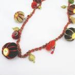 Yahoo! Yahoo!ショッピング(ヤフー ショッピング)中古 ネックレス ロング 毛糸 チェーン レッド 赤系 ビーズ アクセサリー  レディース 【ベクトル 古着】