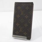 中古 ルイヴィトン LOUIS VUITTON 手帳ケース カバー モノグラム  ブラウン 茶 フランス製 メンズ レディース 【ベクトル 古着】