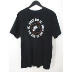 ショッピングナイキ tシャツ メンズ ナイキ NIKE 半袖 Tシャツ カットソー XL 黒系 ブラック ロゴ プリント メンズ