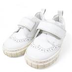  Emporio Armani EMPORIO ARMANI спортивные туфли wing chip 24M белый серия кожа Италия производства Kids 