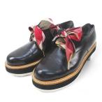  Blue Label k rest Bridge BLUE LABEL CRESTBRIDGE оксфорды проверка лента 24.0cm черный чёрный серия кожа сделано в Японии 