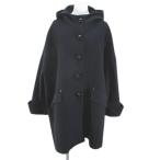 マッキントッシュ MACKINTOSH l212mo1084fl2k ハンビーコート フーディー コート ミディアム丈 6 紺系 ネイビー イギリス製 毛 ウール 無地