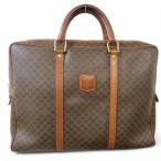 セリーヌ CELINE ハンドバッグ ブリーフケース ビジネスバッグ マカダム柄 ブラウン  メンズ レディース
