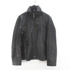 バーバリーブラックレーベル BURBERRY BLACK LABEL BMP32-818-09 ダブルジップ ジャケット M 黒系 ブラック 収納フード ポケット メンズ