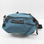 モンベル Montbell ウエストポーチ ボディバッグ ロゴ ブルー  メンズ レディース