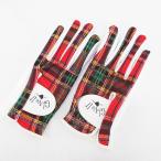 Glove It Golf одежда перчатка перчатки M красный серия красный проверка текстильная застёжка поддельный замша женский 