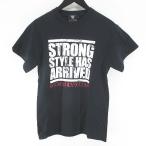  New Japan Professional Wrestling средний . подлинный . короткий рукав футболка cut and sewn S чёрный серия черный принт мужской 