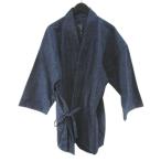 .....SASAKURA GENSHO. ... хантен джинбей L темно-синий серия темно-синий японская одежда одноцветный мужской 