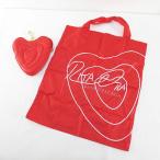  Escada ESCADA складной эко-сумка большая сумка в форме сердечка сумка красный серия красный Logo знак принт женский 