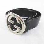  Gucci GUCCI Inter locking G futoshi ремень GG 65*26 036 194 0979 Италия производства кожа чёрный серия черный верх тип пряжка мелкие вещи женский 