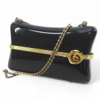  вечерняя сумочка цепь metal rose черный чёрный серия женский 