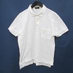 ik She's IXI:Z рубашка-поло с коротким рукавом cut and sewn L белой серии белый Logo знак вышивка . карман мужской 