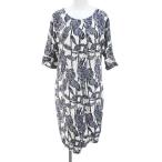 エスカーダ ESCADA 七分袖 膝丈 フレ