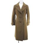 ロングコート 茶系 ブ�