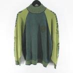  Marie Claire MARIE CLAIRE Golf одежда длинный рукав вязаный свитер с высоким воротником M зеленый серия зеленый Logo знак вышивка нашивка шерсть шерсть reti-