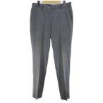  Black Label k rest Bridge BLACK LABEL CRESTBRIDGE длинный длина конические брюки M пепел серия серый одноцветный Zip fly мужской 