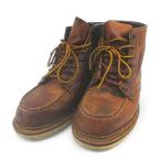 レッドウィング REDWING ICON STYLE NO.1907 6-inch Classic Moc 6インチ クラシックモック ブーツ 25.5cm カッパー レザー Made in USA メ
