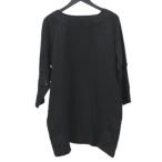 meli on MERION 9 минут рукав One-piece туника 9 чёрный серия черный гонки женский 