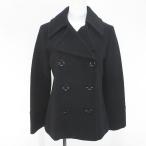 Hestia бушлат medium длина 38 темно-синий серия темно-синий карман шерсть шерсть подкладка одноцветный женский 