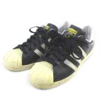 アディダス adidas 80s VINTAGE DX スーパースター ローカットスニーカー 24.0cm ブラック 黒系 レディース