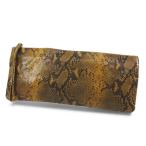  Zara u- man ZARA WOMAN клатч питон type вдавлено . Camel под кожу женский 