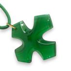 ショッピングバカラ バカラ Baccarat ネックレス オクシタン クロス グリーン 緑系 アクセサリー レディース